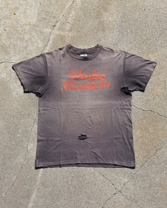 1980s Sun Faded Harley Davidson Tshirt