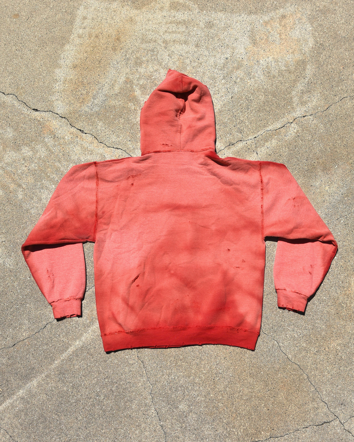 Y2K Sun Faded Indians Hoodie