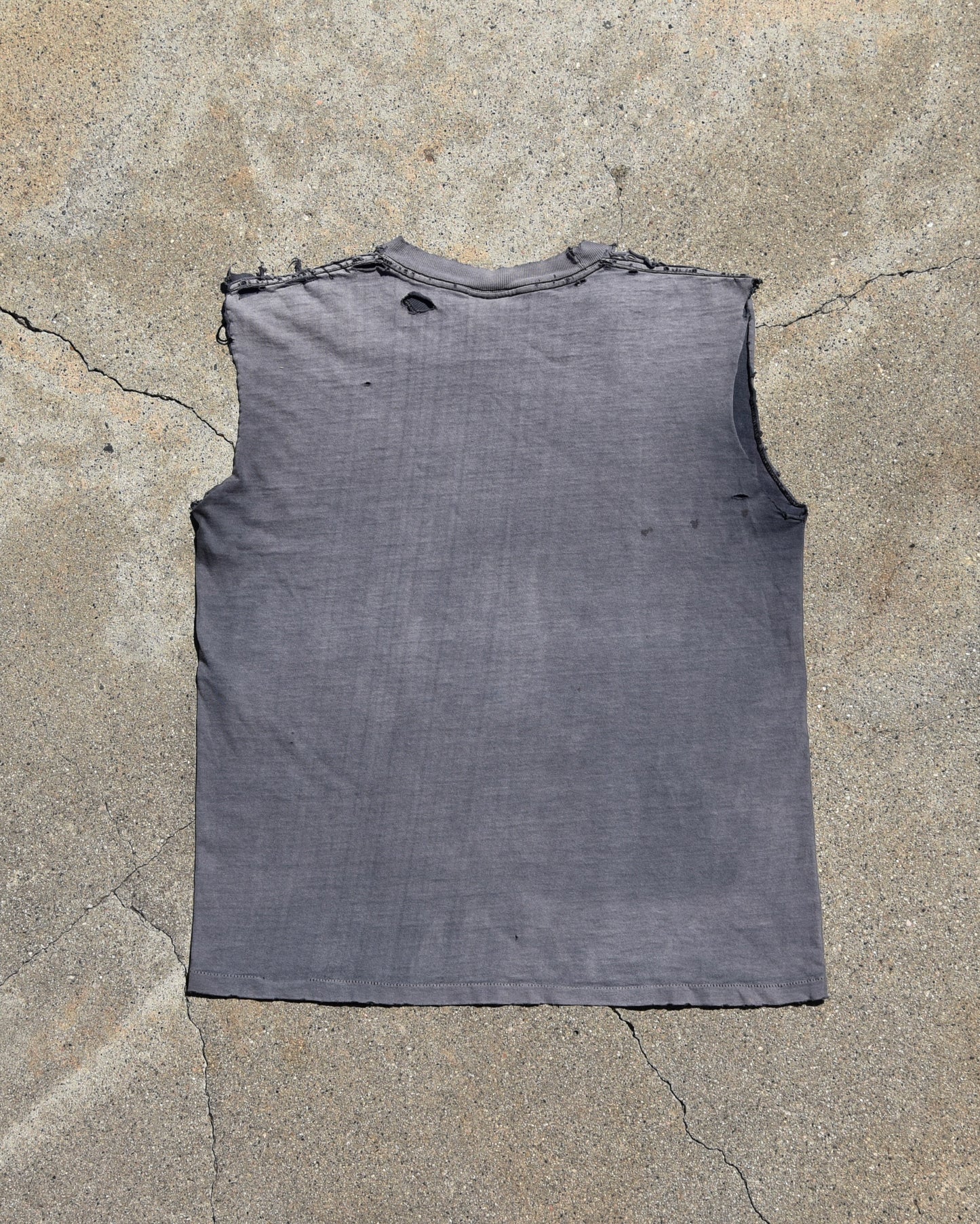 1990s Sun Faded Indian Motorcycles Cutoff Tshirt