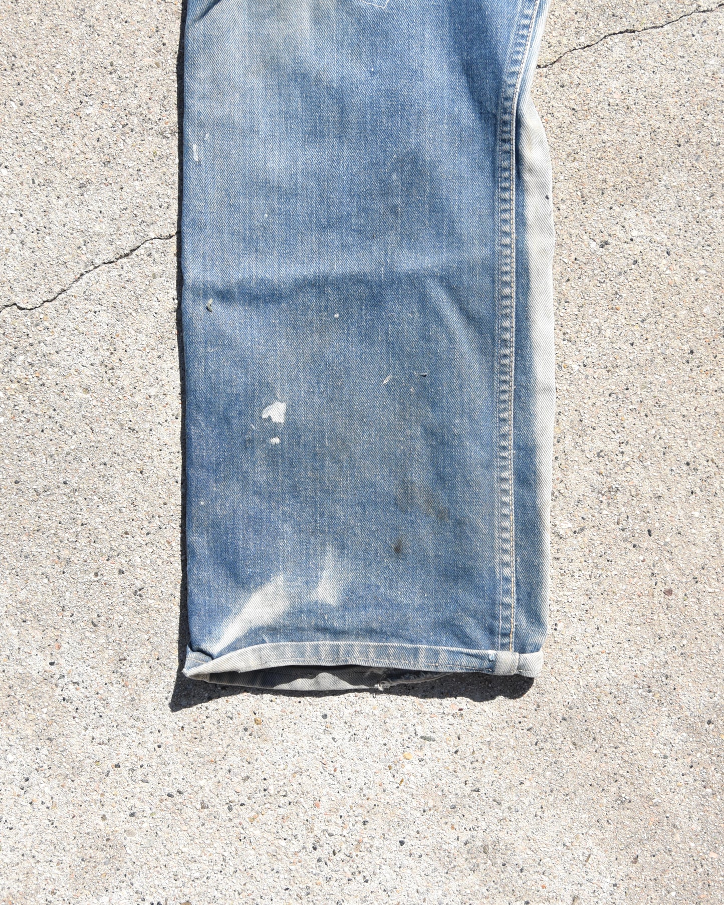 1950s Sun Faded Farmers Carpenter Denim Jeans
