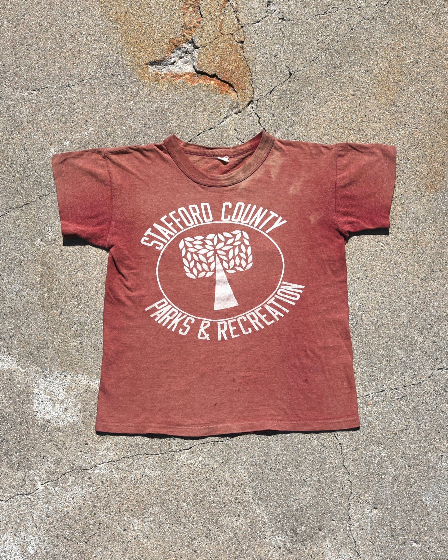 1960s Sun Faded Stafford County Parks & Recreation Tshirt