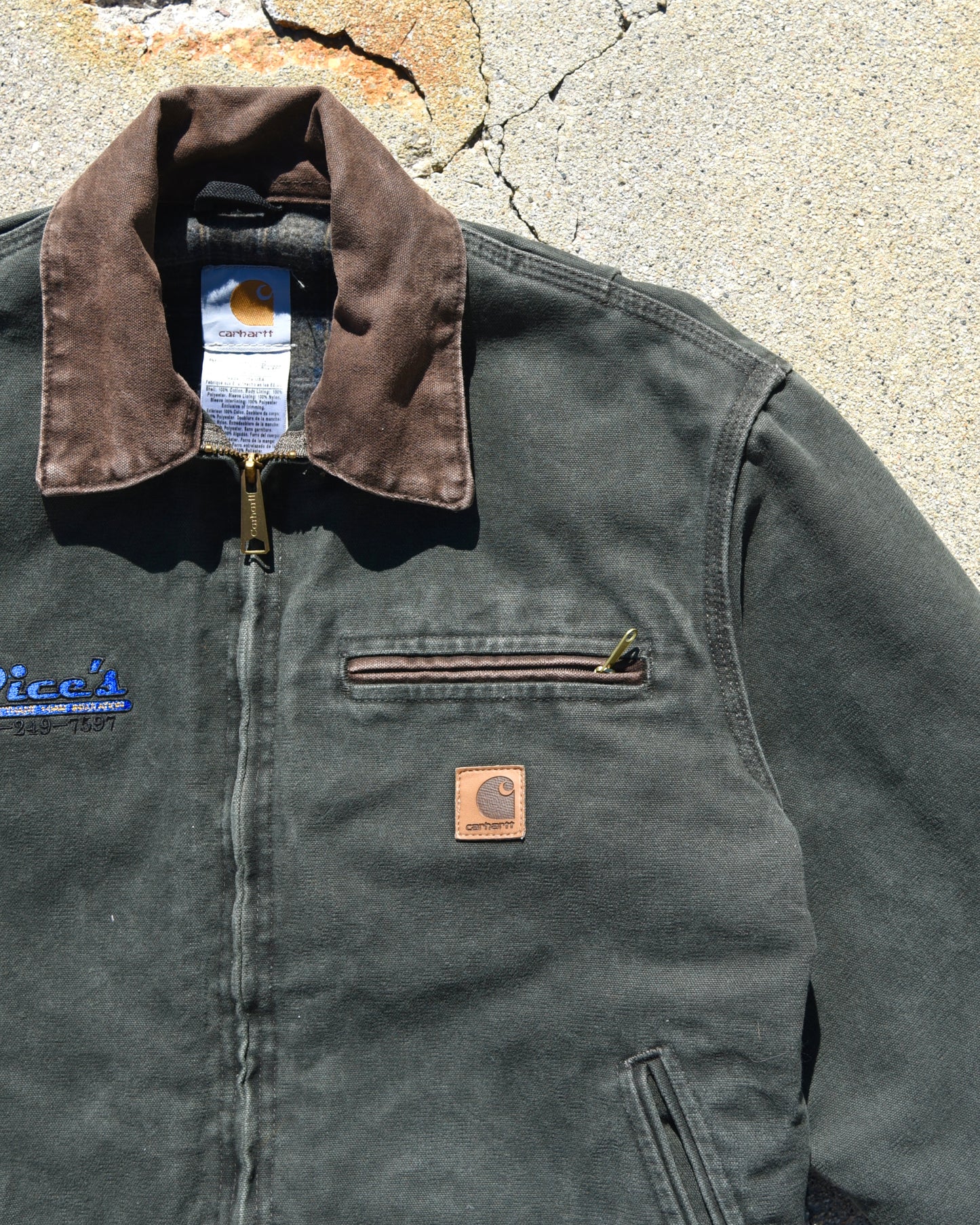 Carhartt J97 MOS Moss Green Detroit Jacket - Small