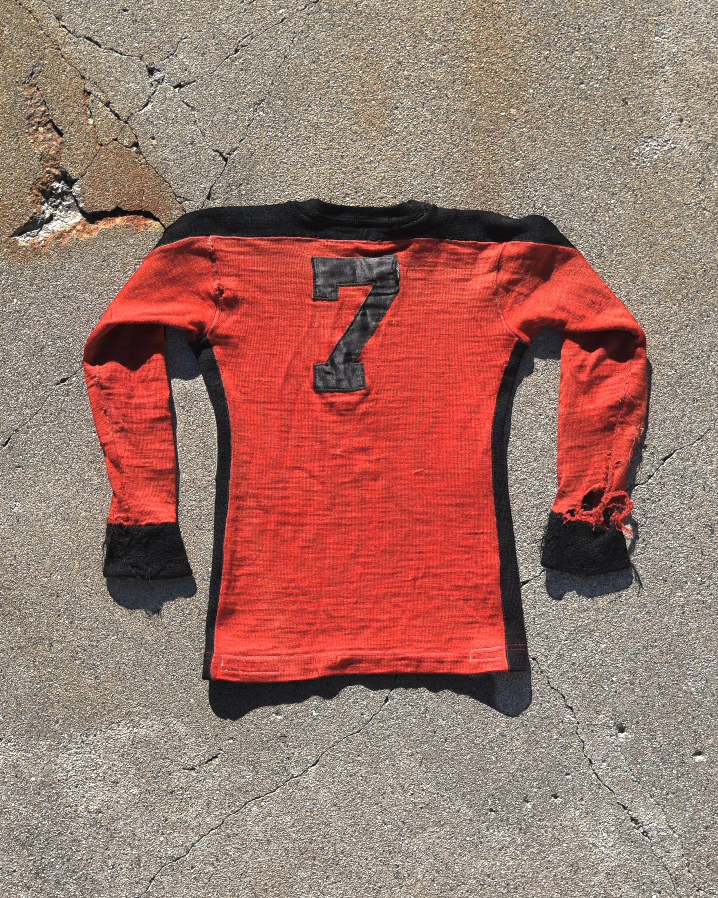 1940s Football Jersey - Thrashed And Repaired