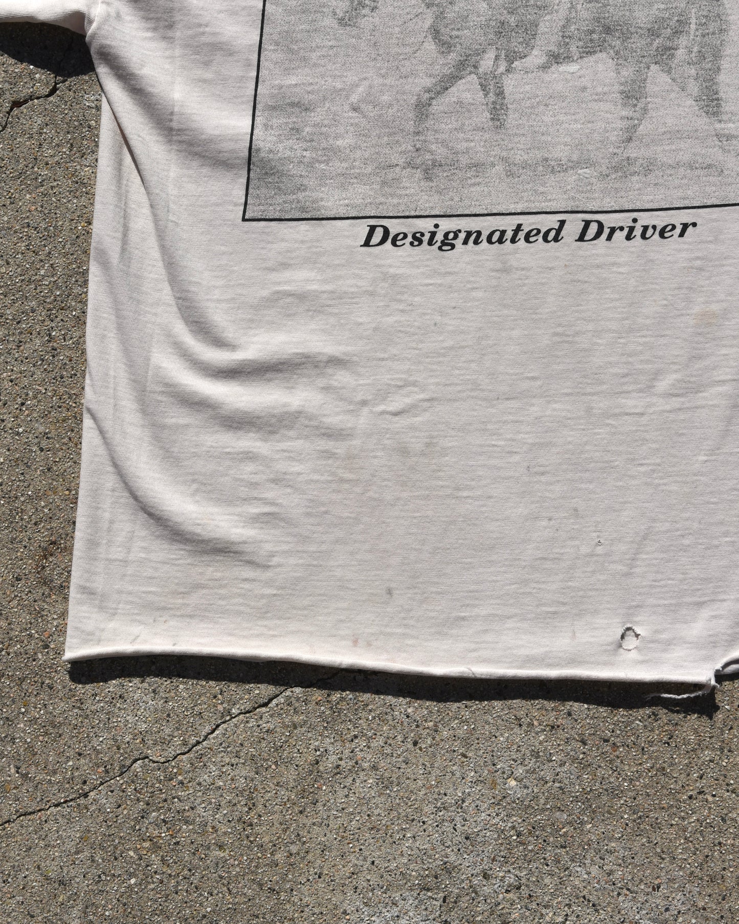 Y2K Thrashed Designated Driver Cowboy Tshirt