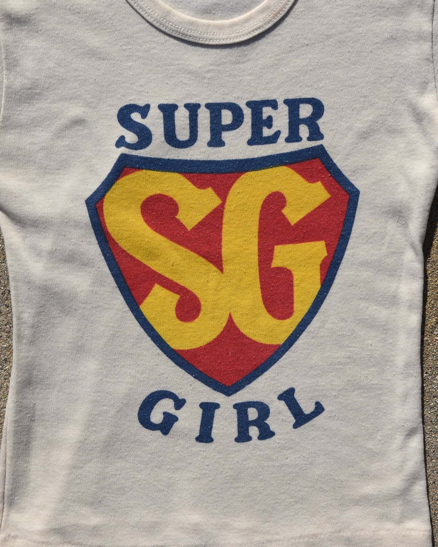 1970s Super Girl Baby Tshirt