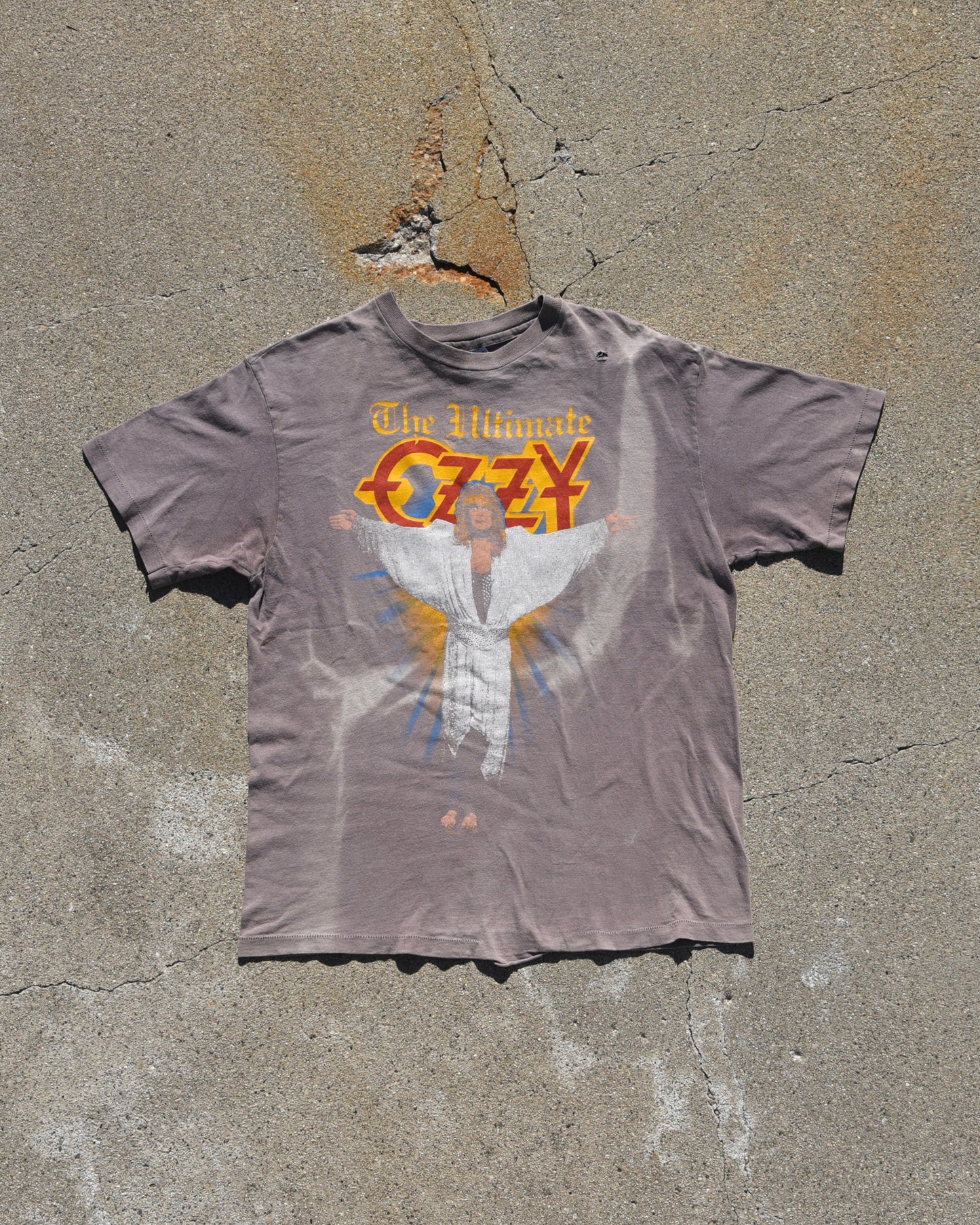1980s Sun Faded The Ultimate Ozzy Osbourne Tshirt