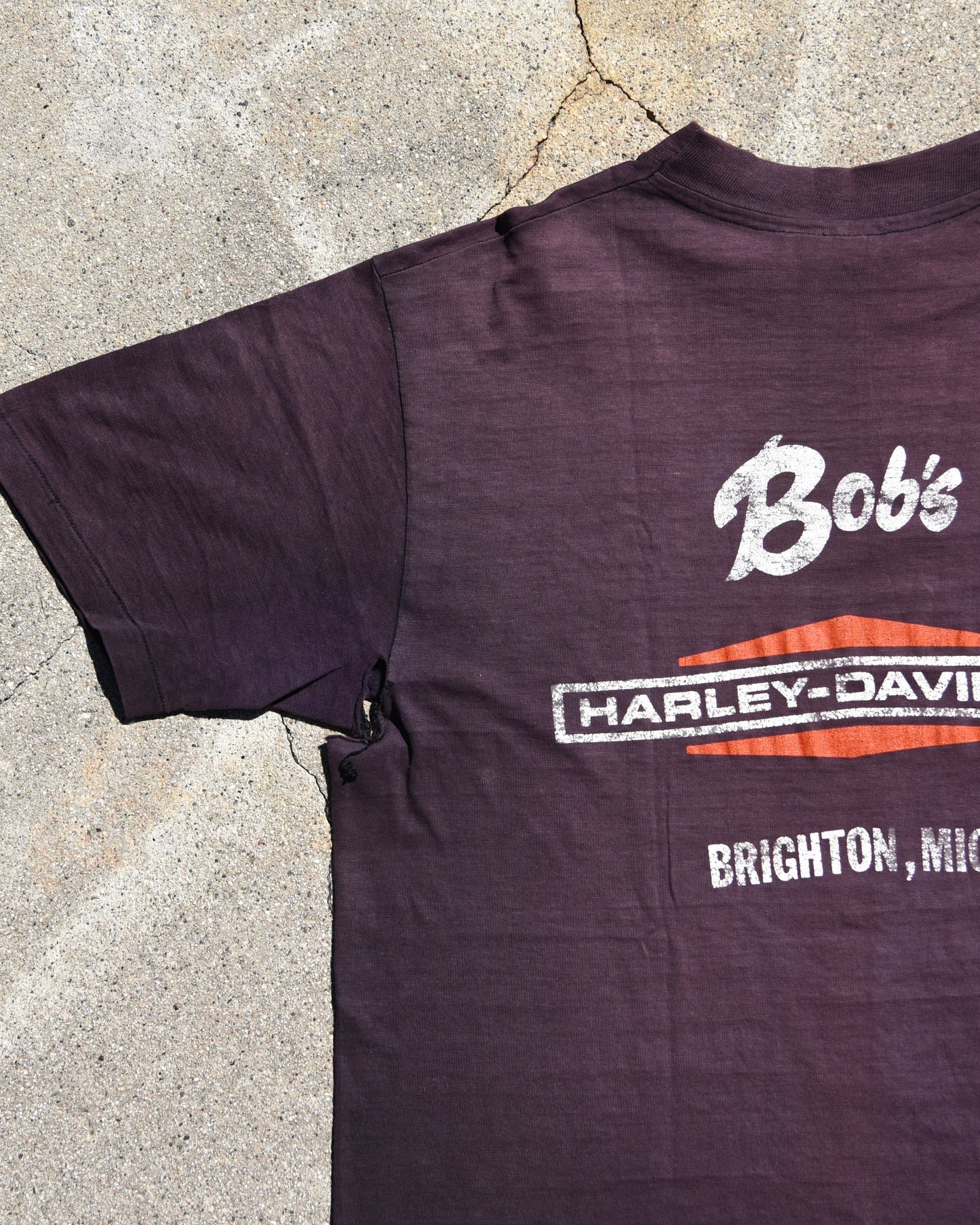 1970s Sun Faded It’s Hard To Be Humble Harley Tshirt