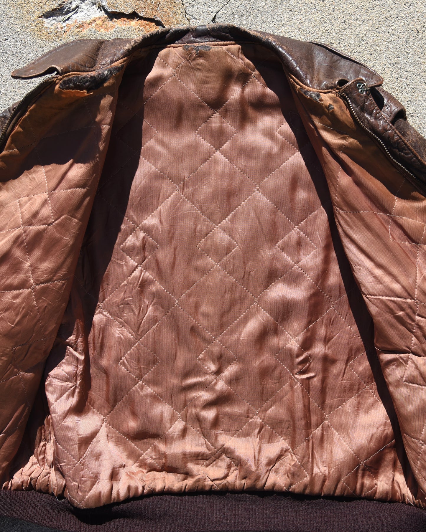 1950s WW2 A2 Bomber Jacket - Hand Painted