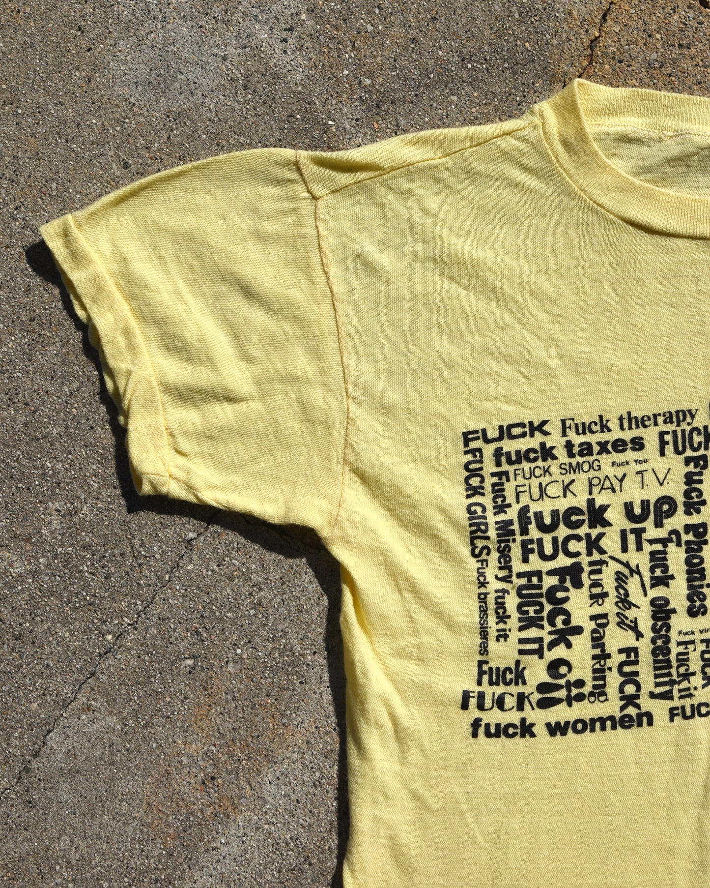 1970s Fuck Everything Tshirt