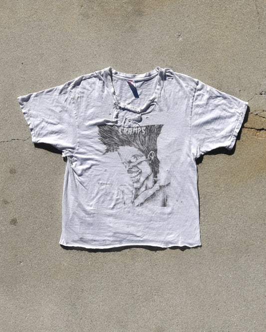 1980s Thrashed Cramps Band Tshirt