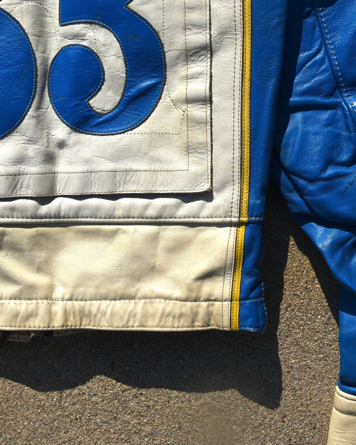 1960s ABC Motorcycle Racing Jacket Leather Cafe Racer