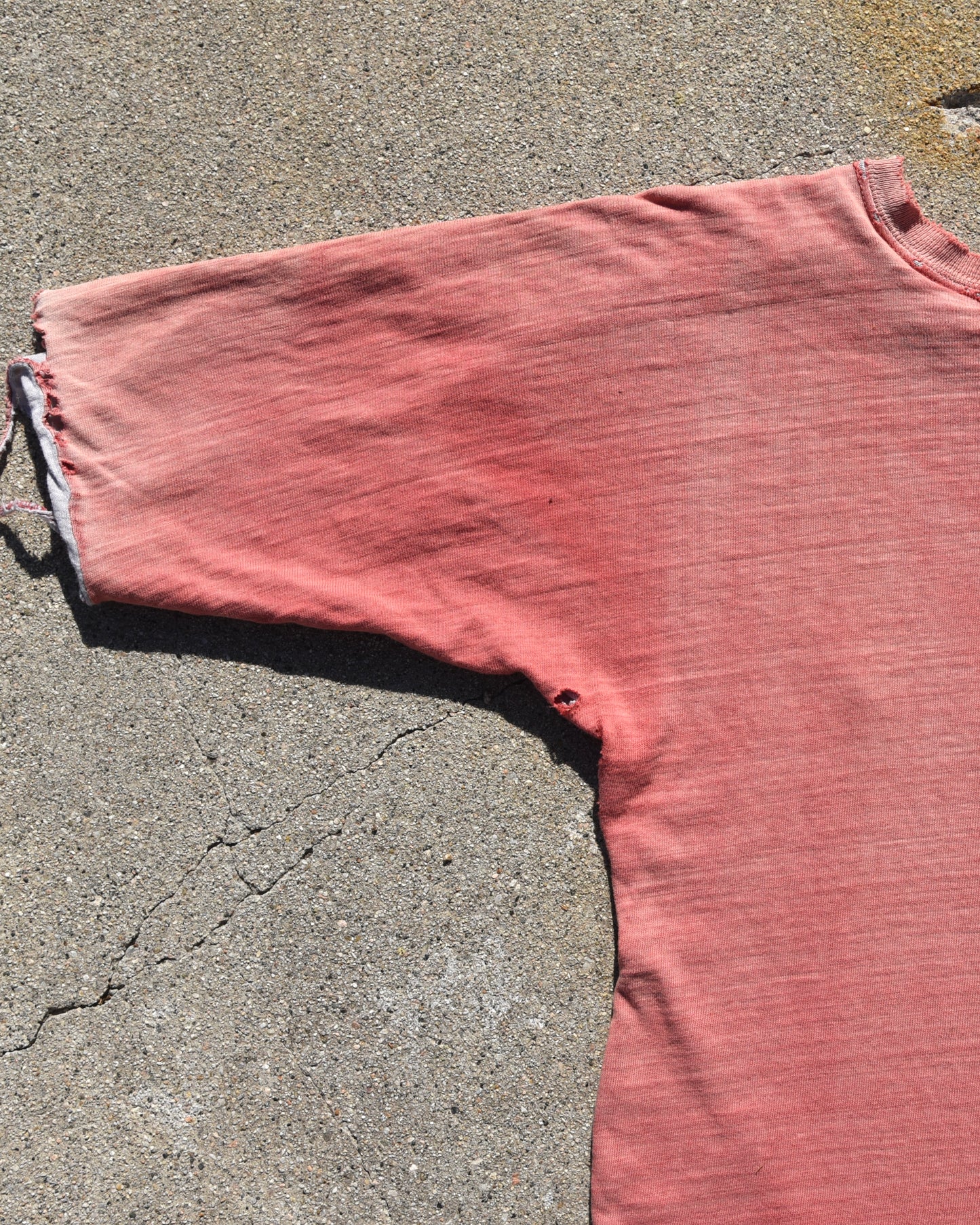 1950s Thrashed and Sun Faded Double Face Tshirt
