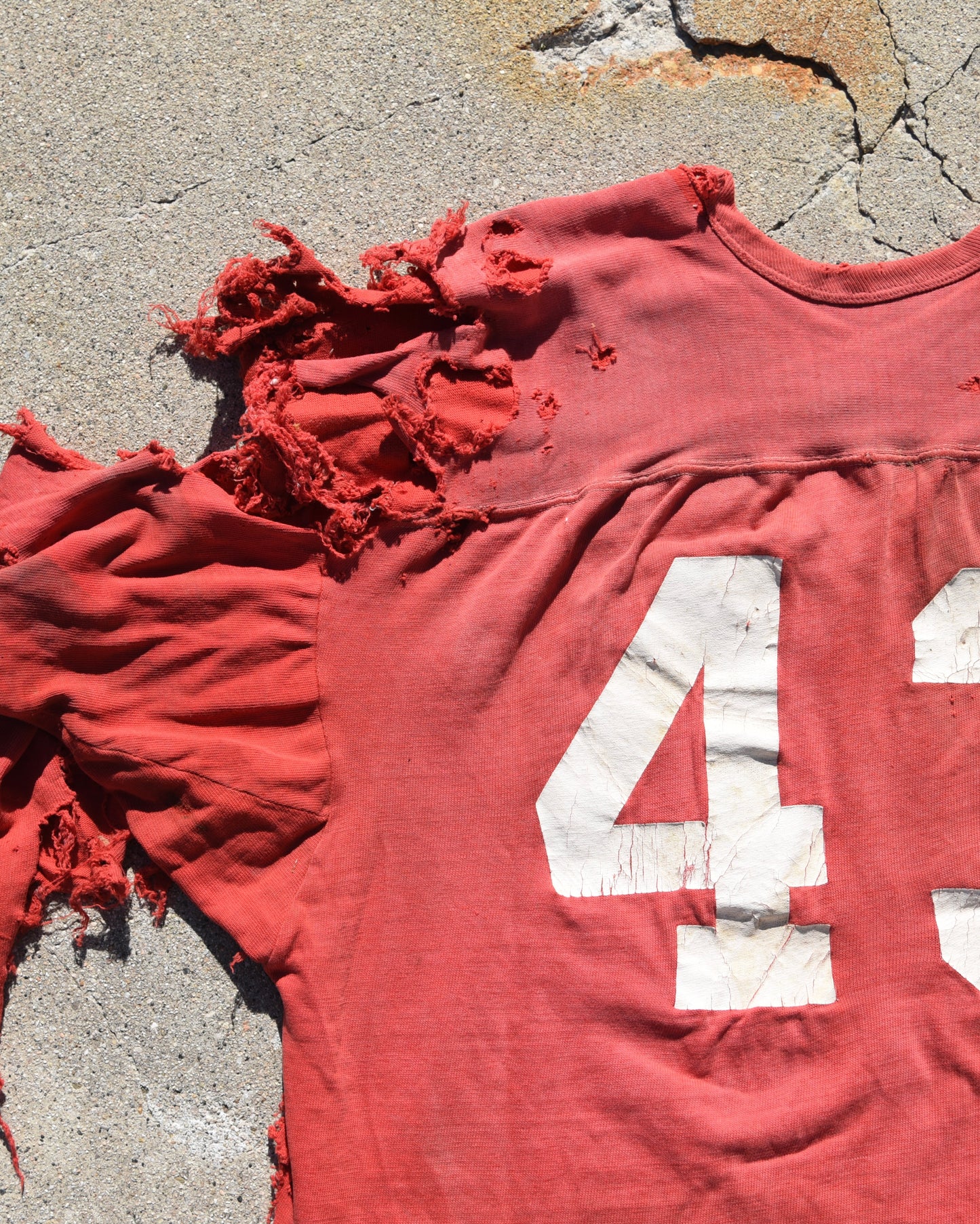 1960s Thrashed Football Jersey