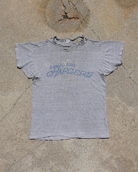 1970s Thrashed San Diego Chargers Tshirt