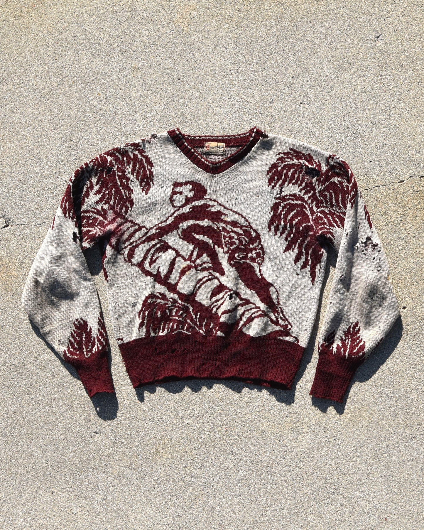 1940s Barclay Wool Sweatshirt