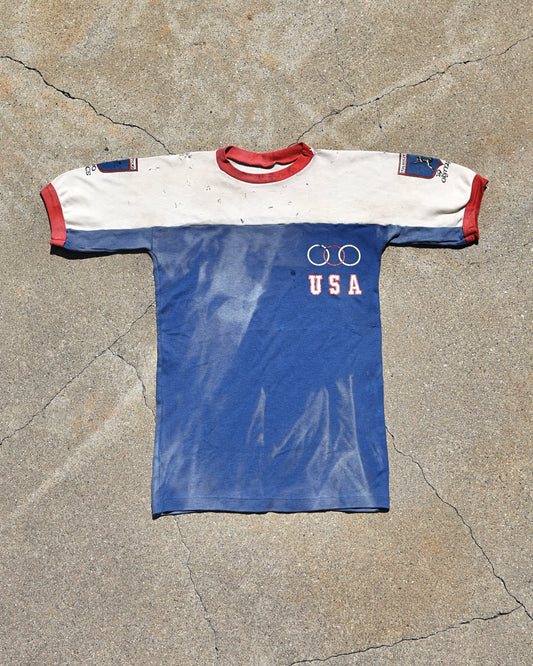 1990s Sun Faded USA Olympics Tshirt