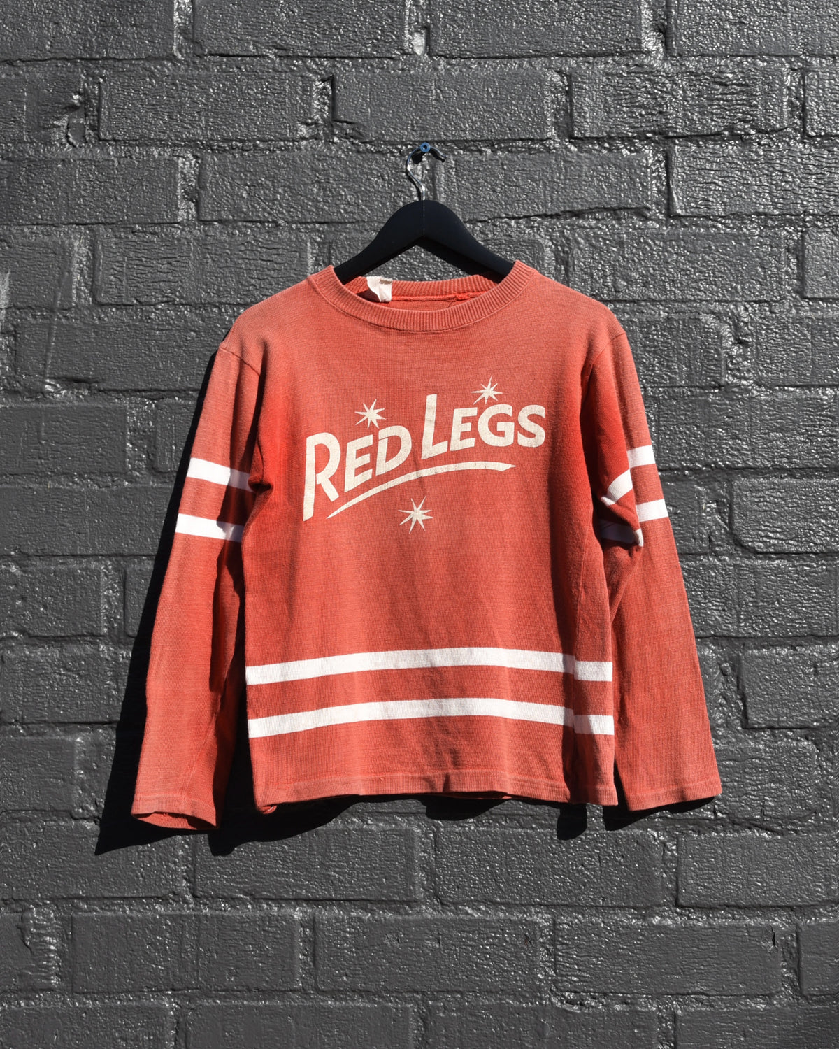 1950s Red Legs Cotton Jersey