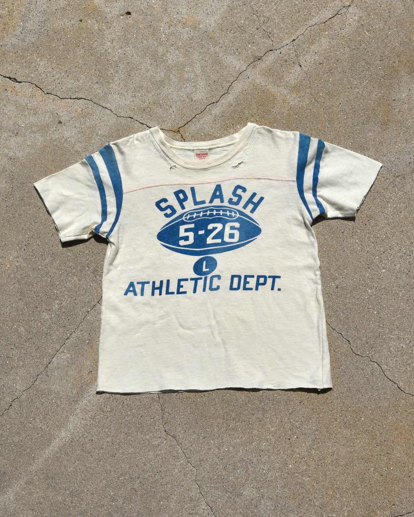 Denim Dungaree Splash Athletic Dept Tshirt