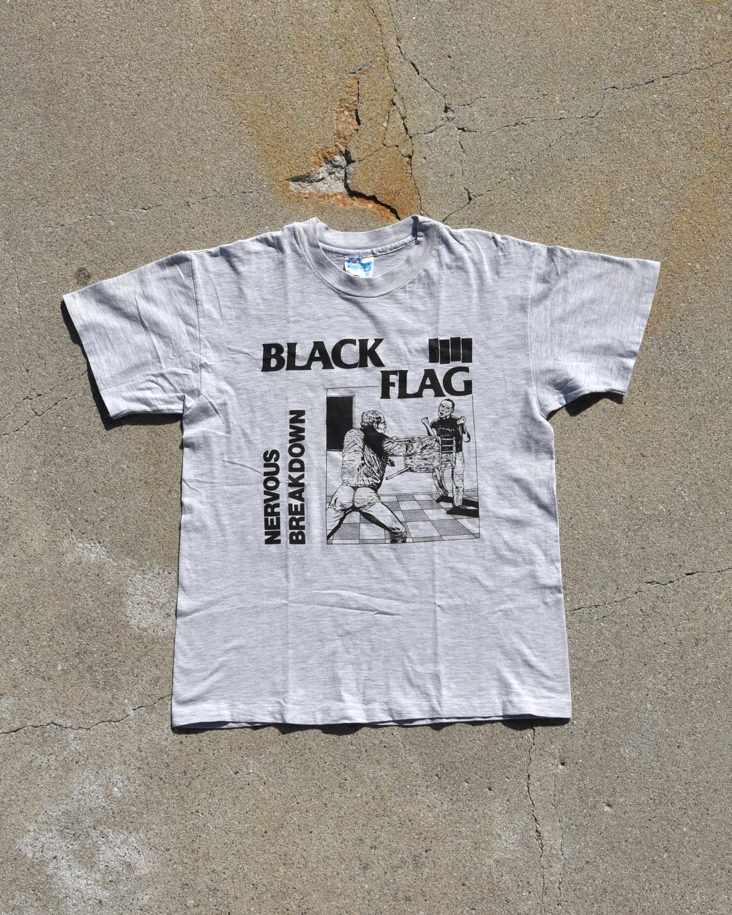 1980s Black Flag Nervous Breakdown Tshirt