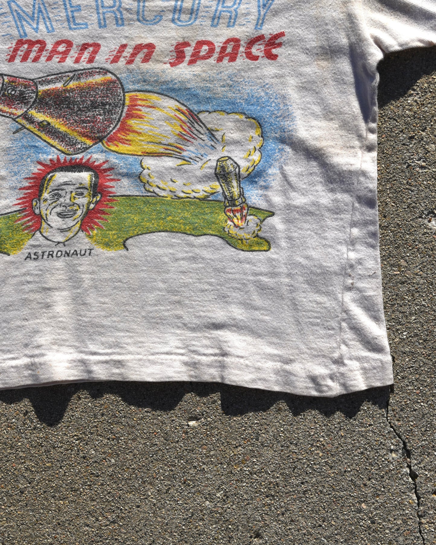 1950s Mercury Man In Space Baby Tshirt