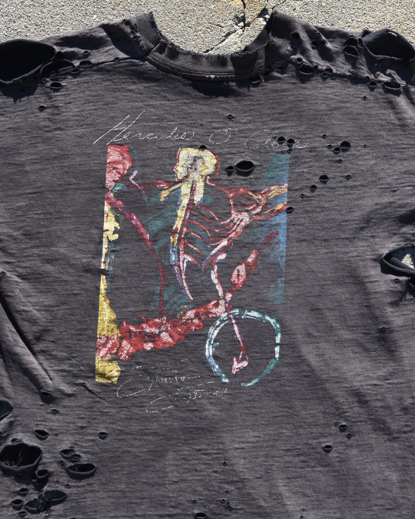 1980s Thrashed and Faded Planet Hollywood Tshirt