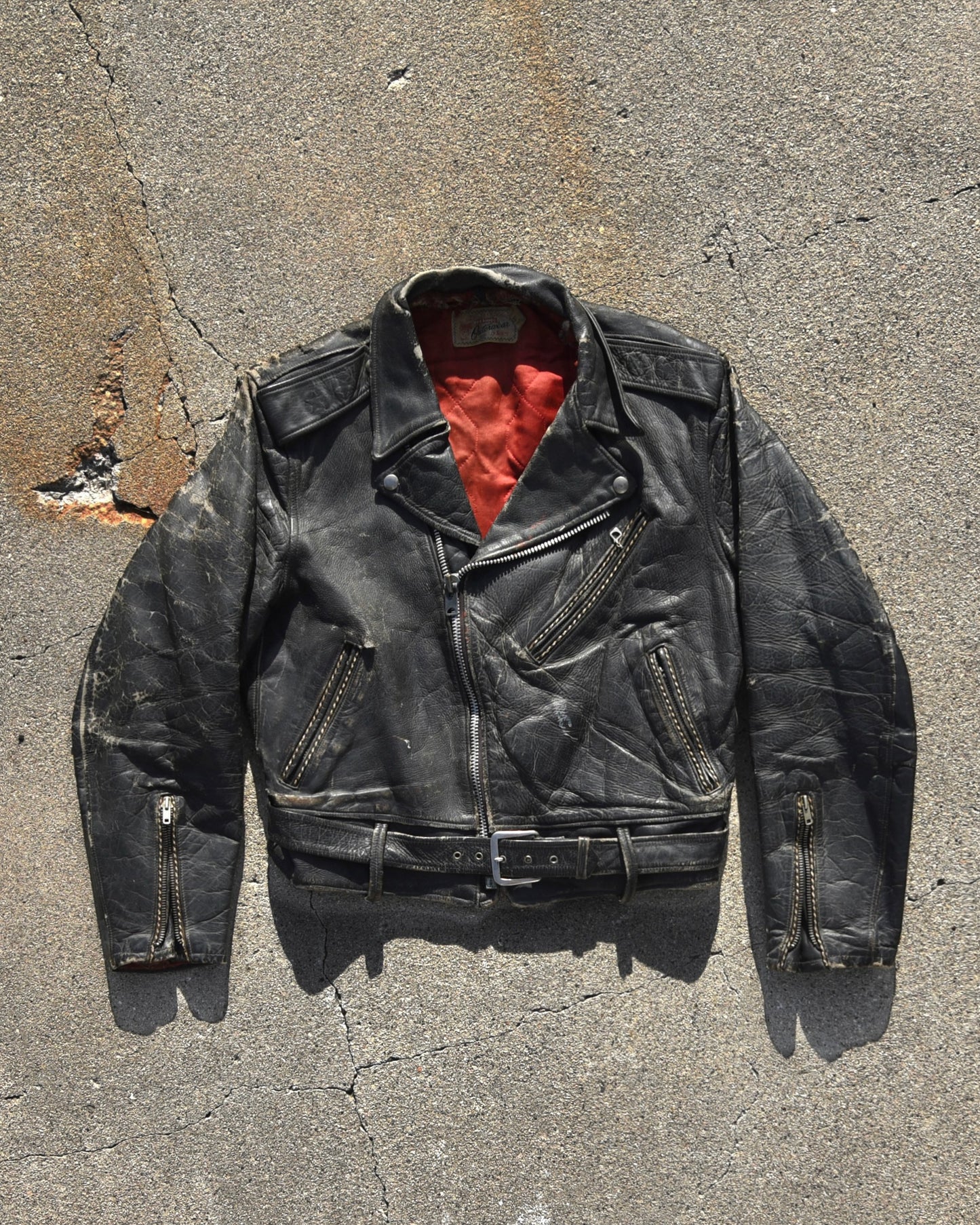 1950s Hercules Horsehide Motorcycle Jacket