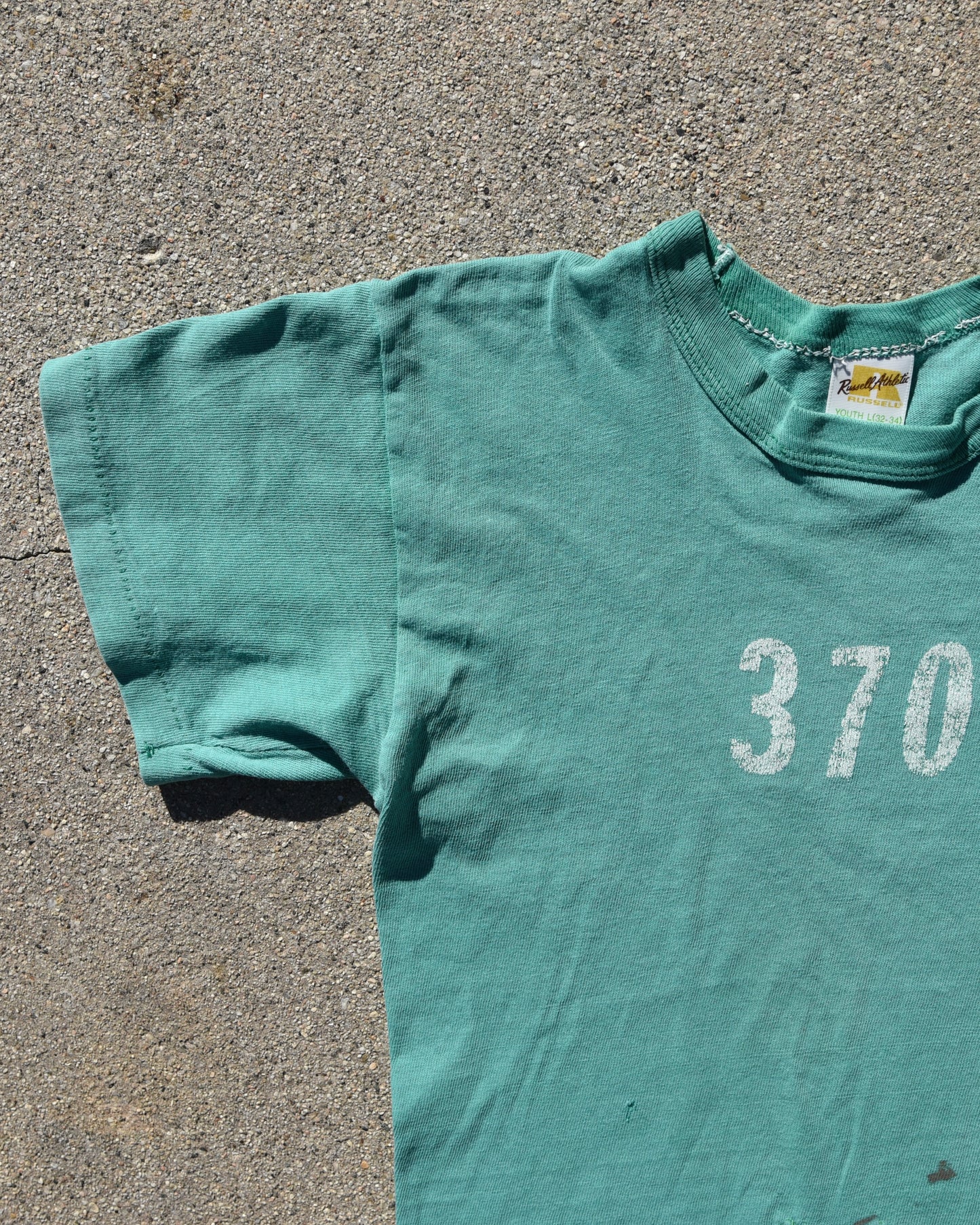 1970s Russell Athletic Tshirt - Faded Repaired