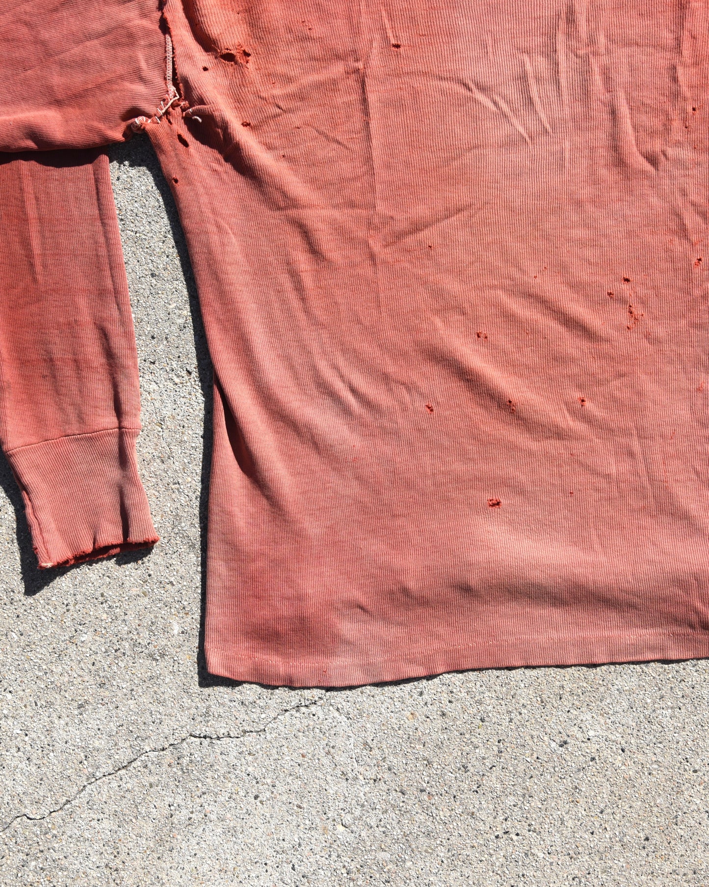 1950s Thrashed and Faded Long Sleeve Tshirt