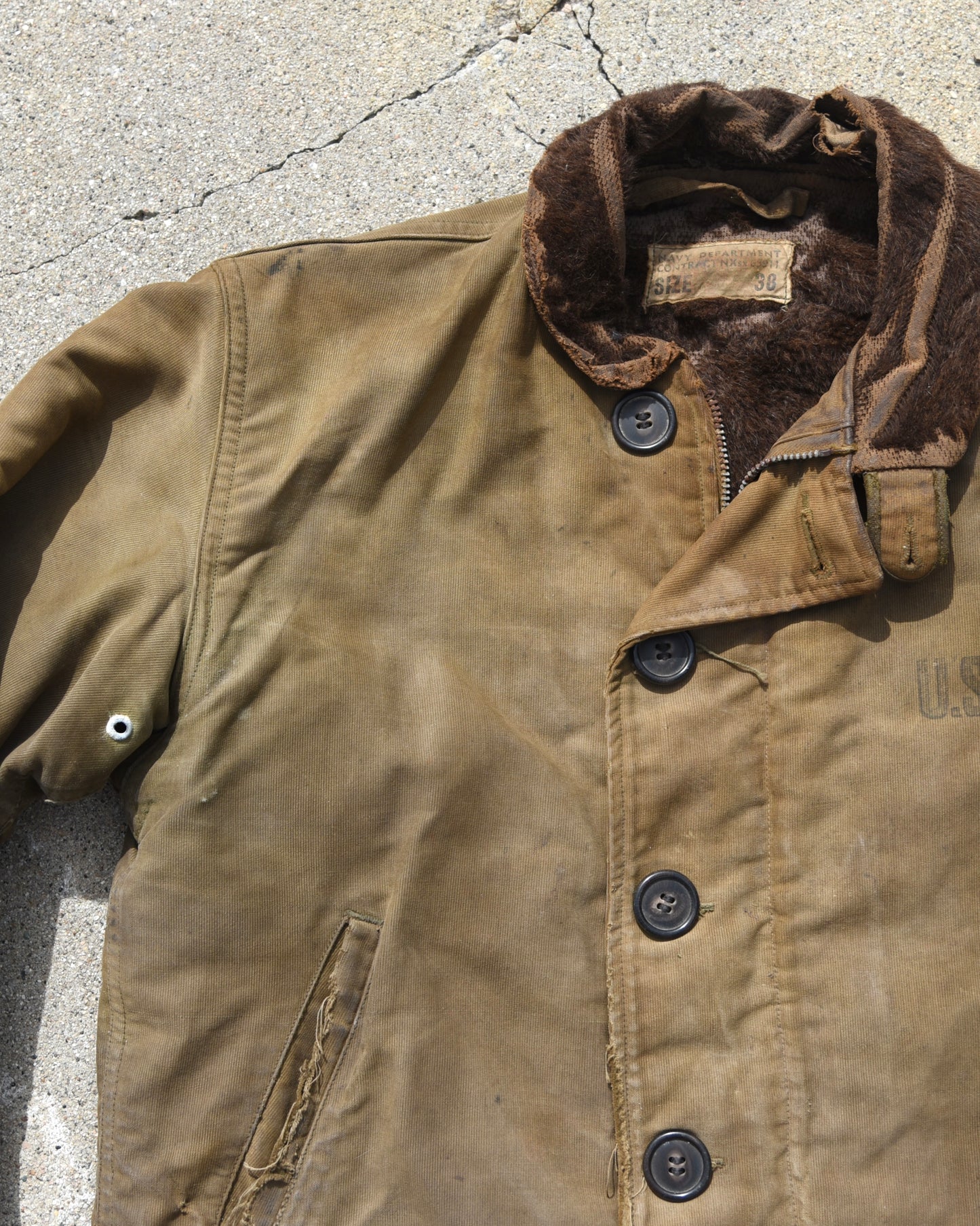 1940s U.S. Navy N1 Deck Jacket - Stenciled