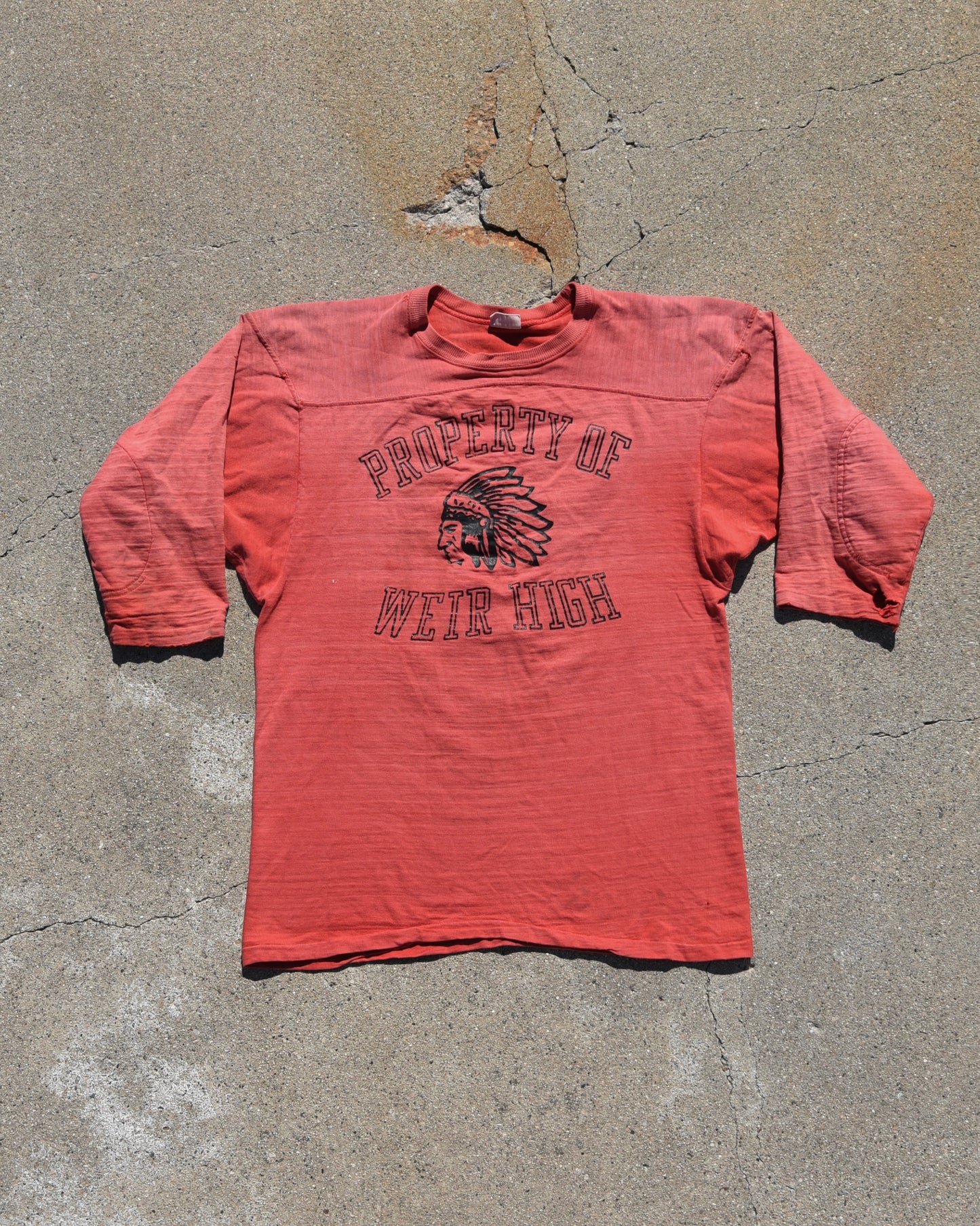 1960s Thrashed and Sun Faded Weir High Jersey