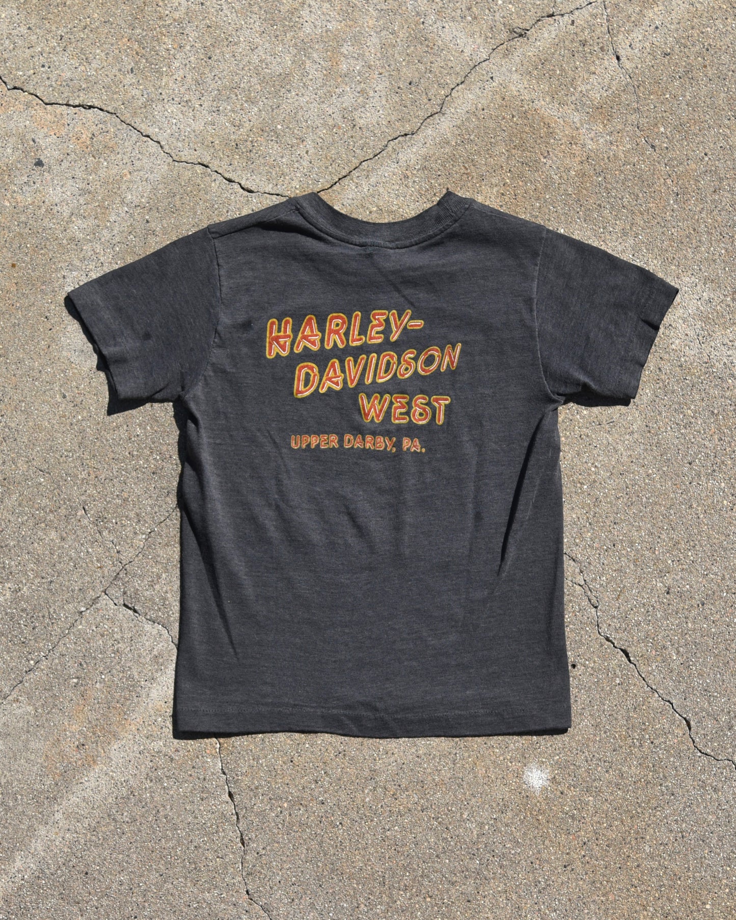 1980s Daddy Rides A Hog Harley Femme Tshirt