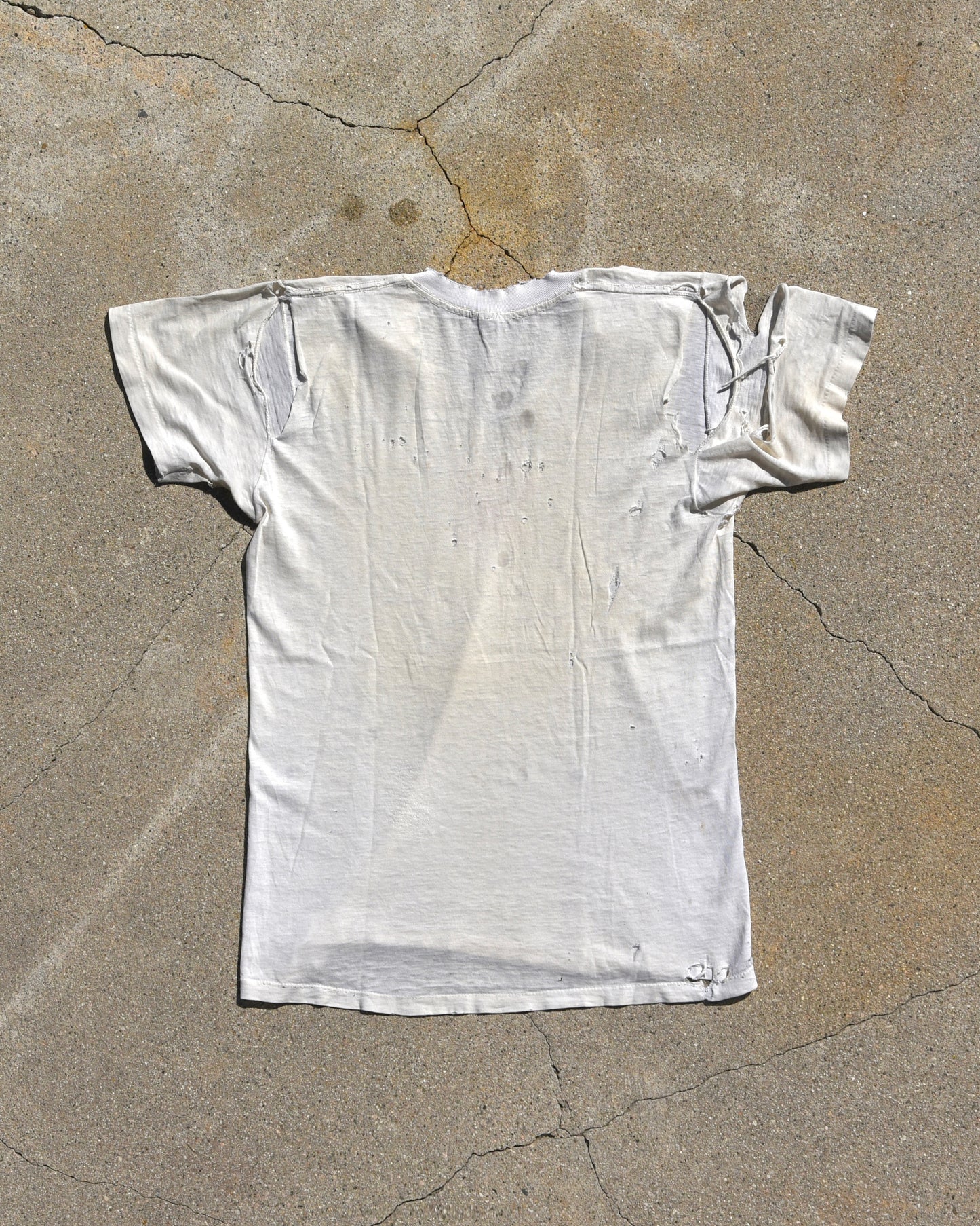 1960s Thrashed Skull Tshirt