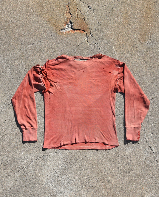 1950s Thrashed and Faded Long Sleeve Tshirt