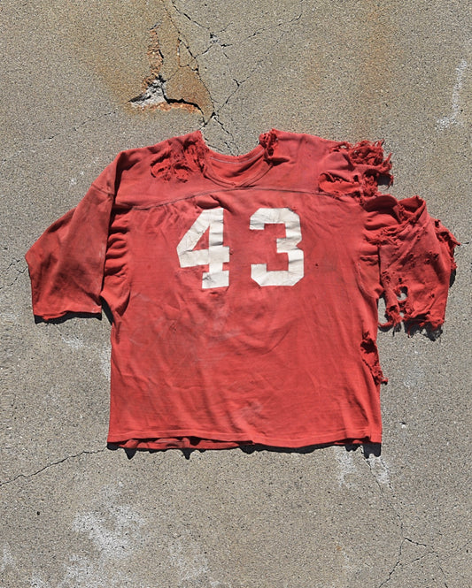 1960s Thrashed Football Jersey