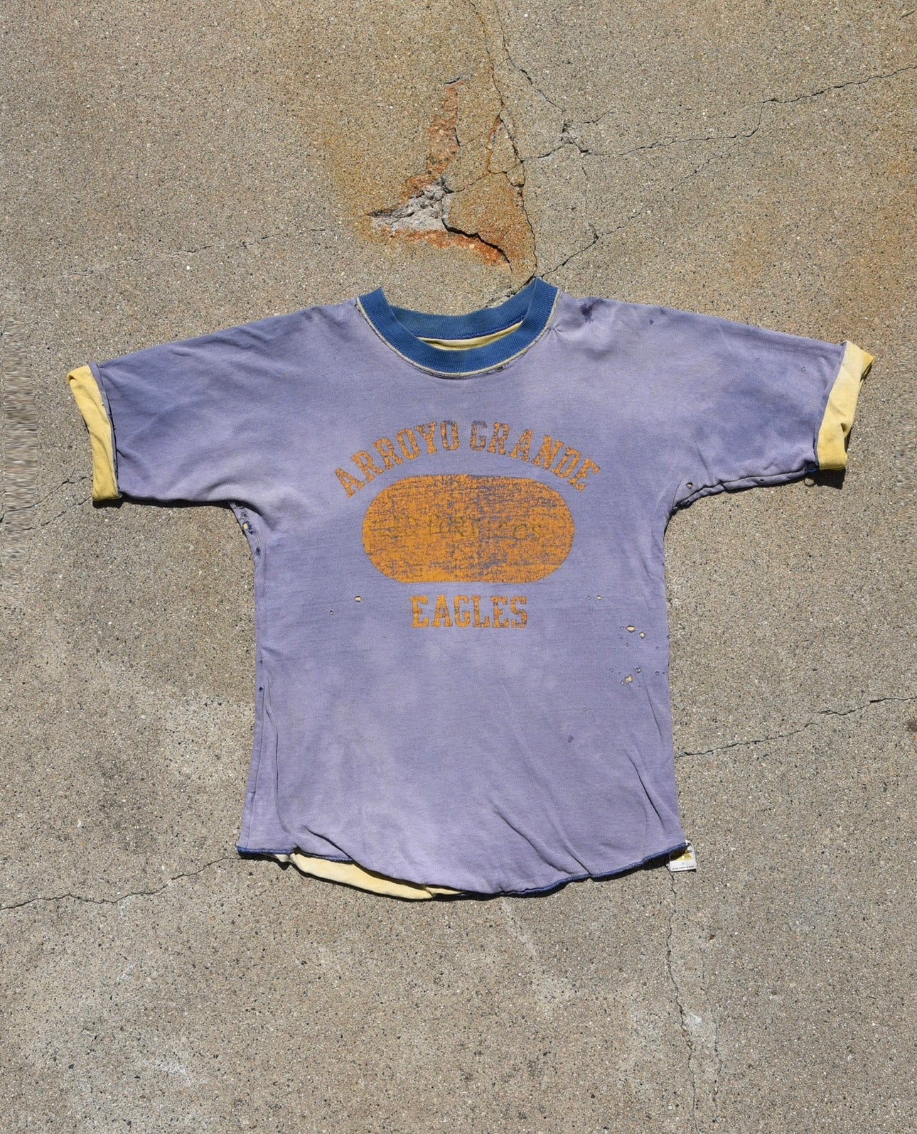 1960s Sun Faded Arroyo Grandes Doubleface Tshirt