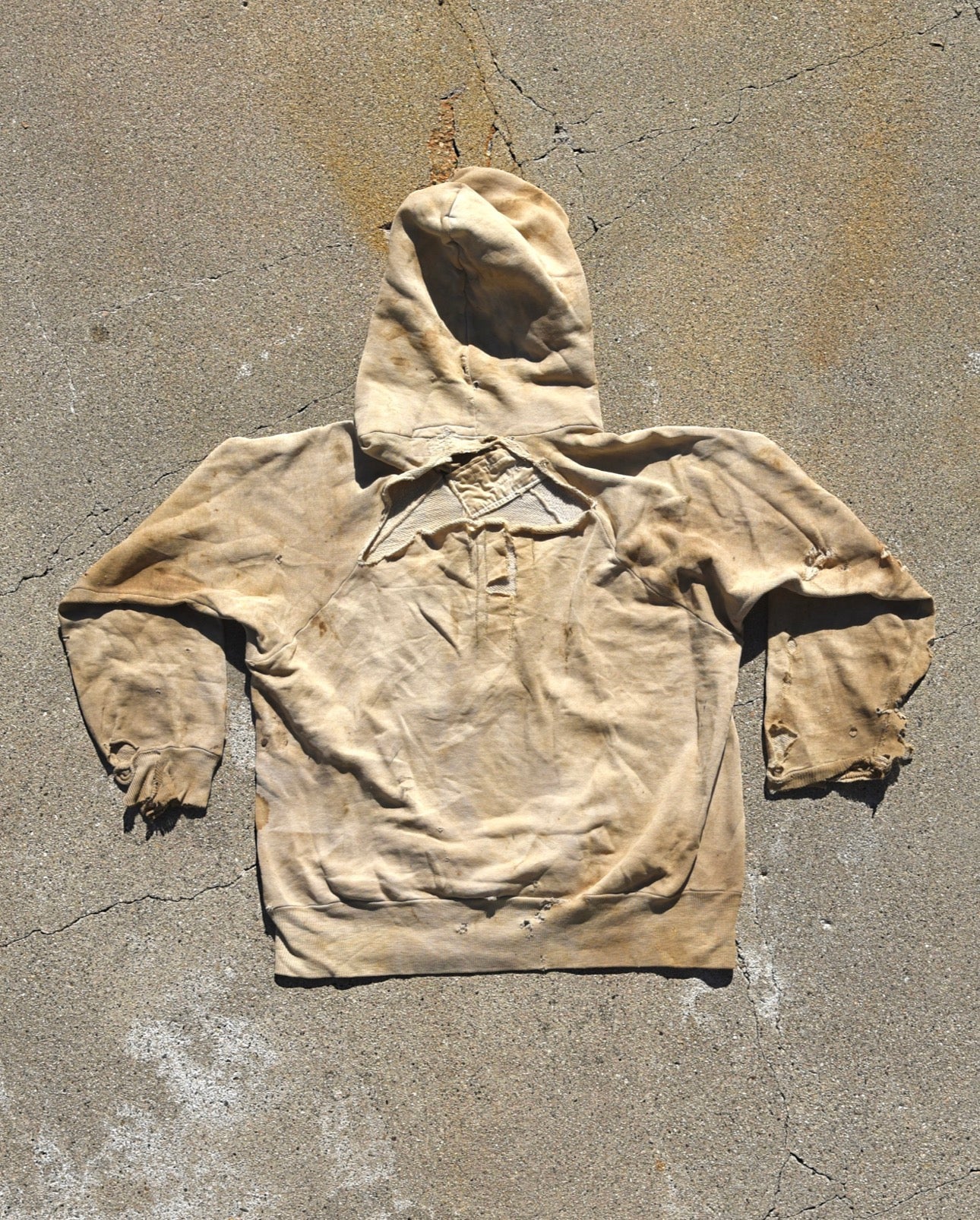 1950s Thrashed and Repaired Hoodie