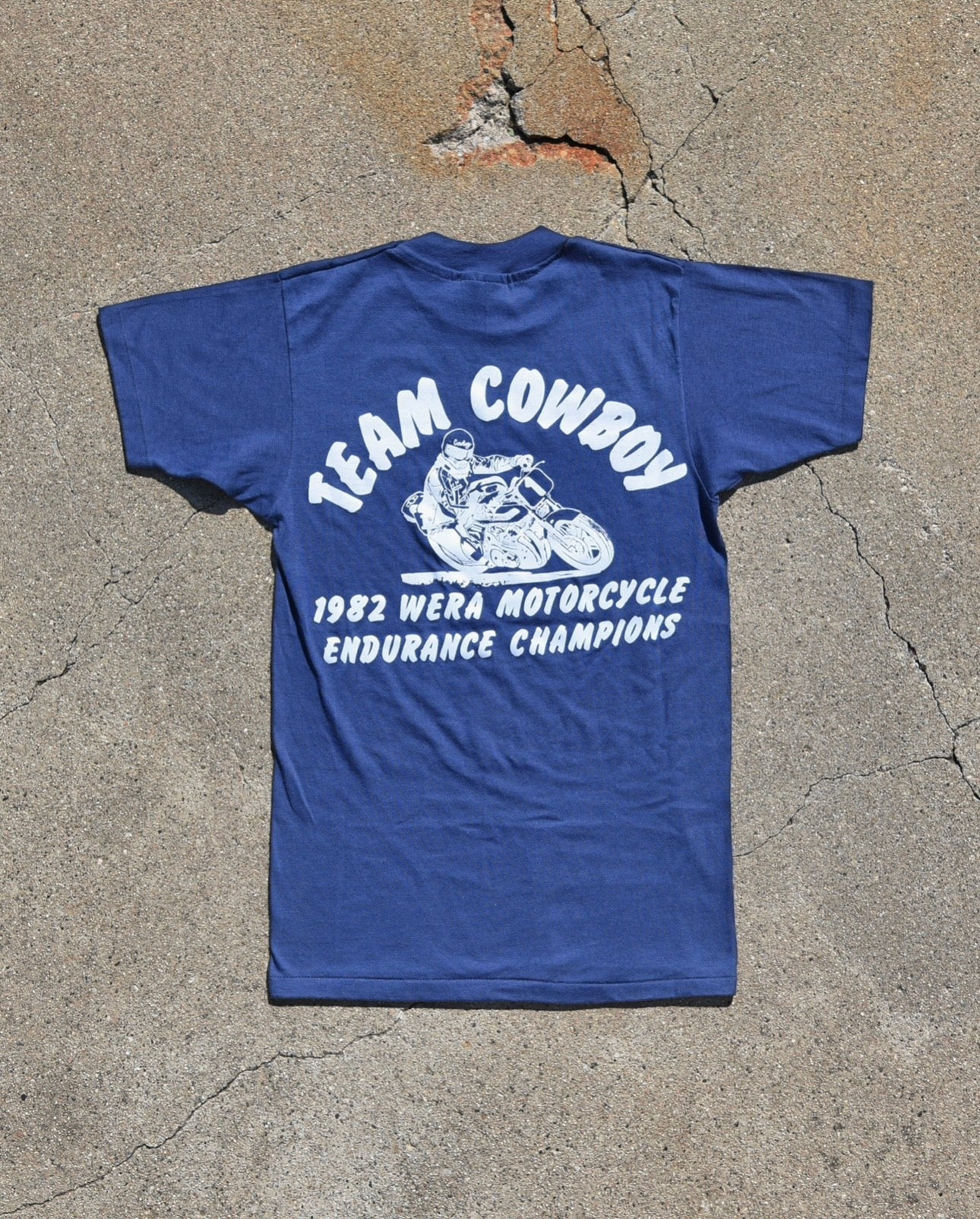 1982 Team Cowboy Motorcycle Racing Tshirt