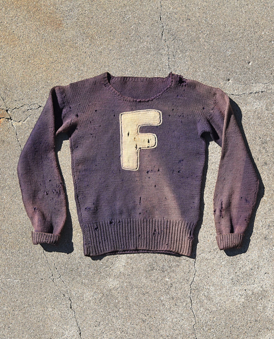 1940s Union Mills Knit Sweatshirt - Sun Faded