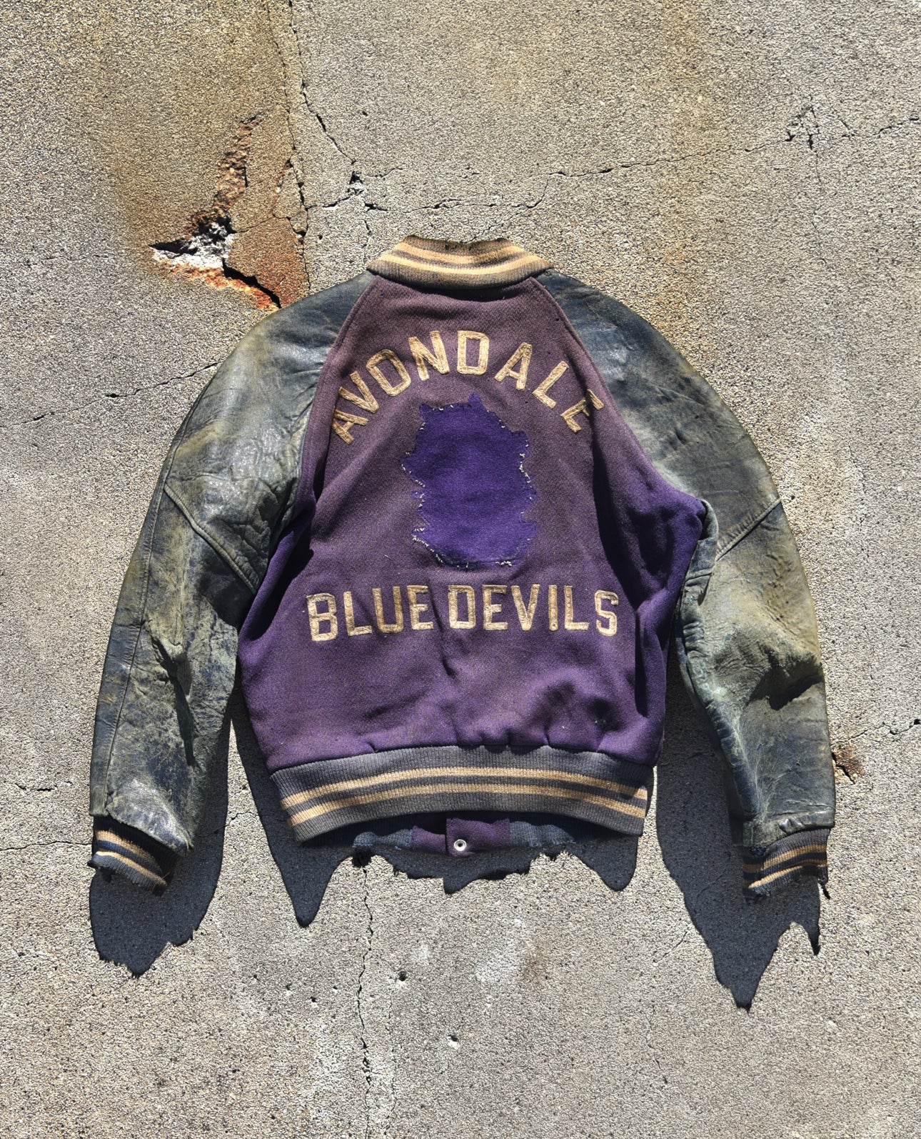 1950s Avondale Blue Devils Varsity Jacket