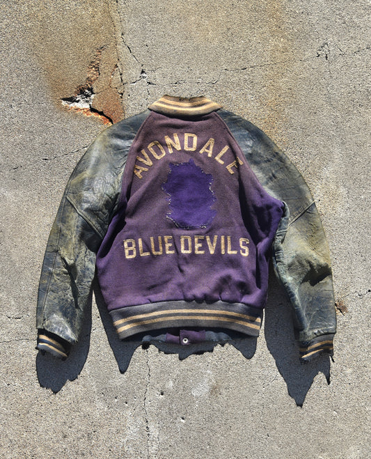 1950s Avondale Blue Devils Varsity Jacket