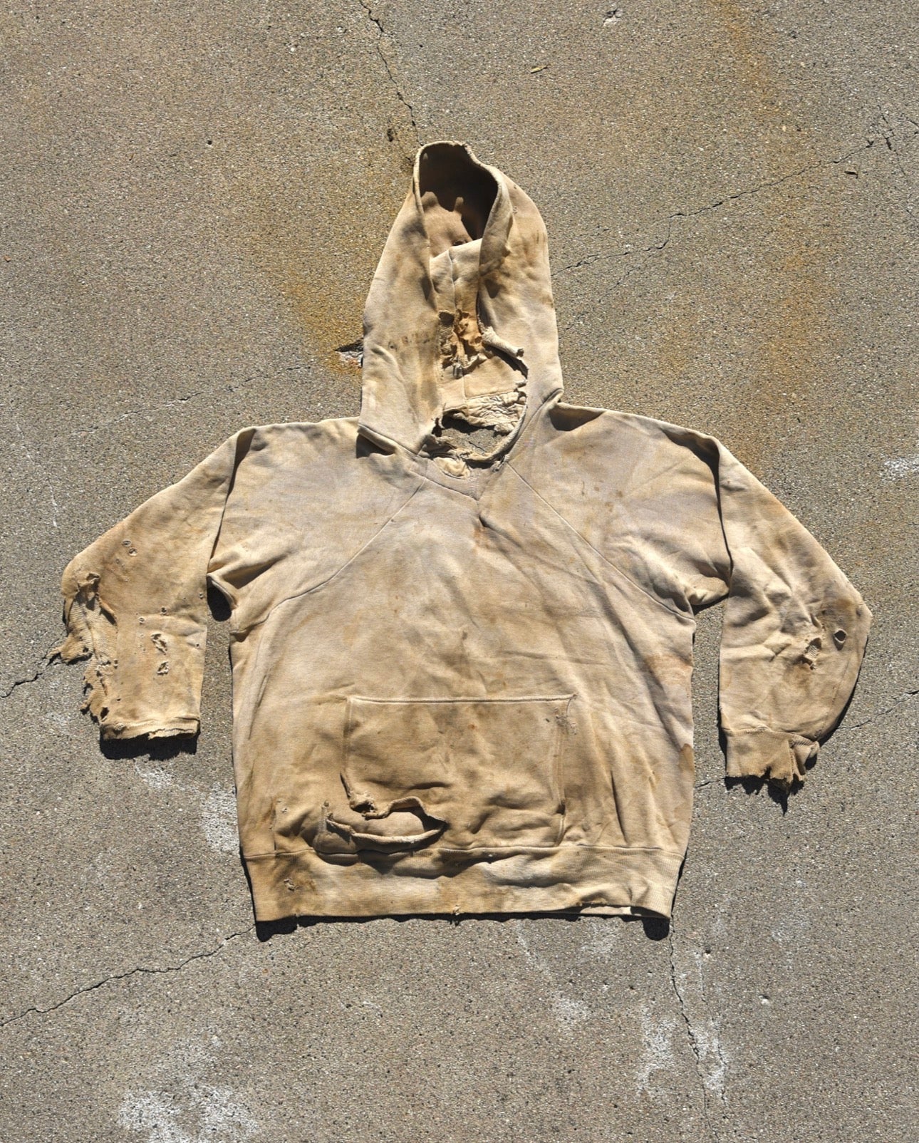 1950s Thrashed and Repaired Hoodie