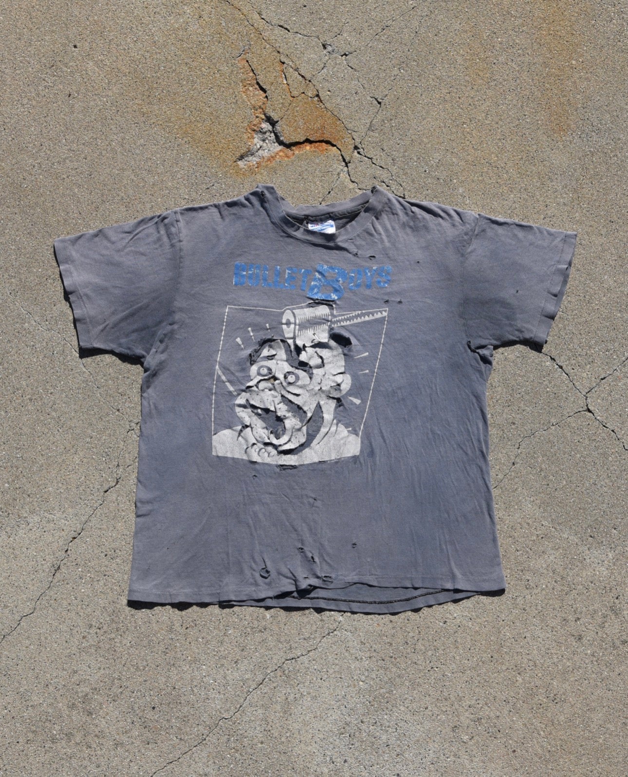 1989 Thrashed and Faded Bulletboys For The Love of Money Tshirt