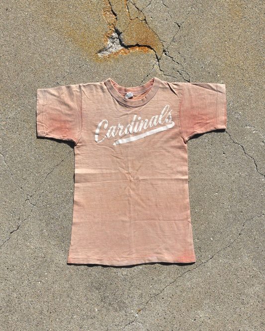 1950s Sun Faded Cardinals #5 Femme Tshirt