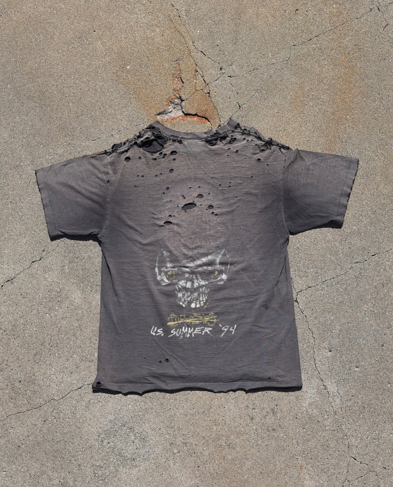 1994 Thrashed and Sun Faded Metallica Summer Tour Tshirt