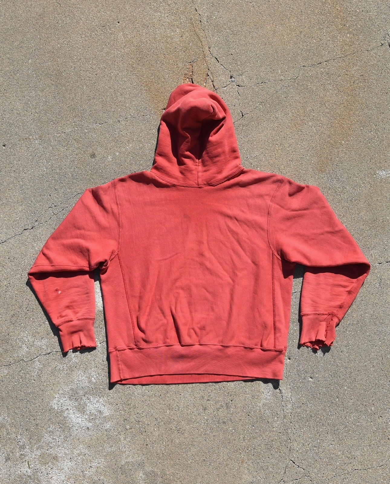 1980s Faded and Thrashed Champion Reverse Weave Temple Owls Sweatshirt
