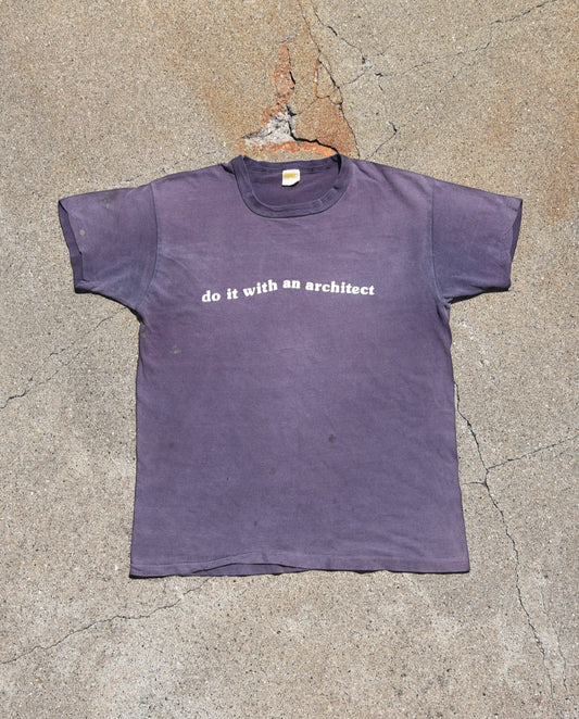 1970s Sun Faded Do It With An Architect Tshirt