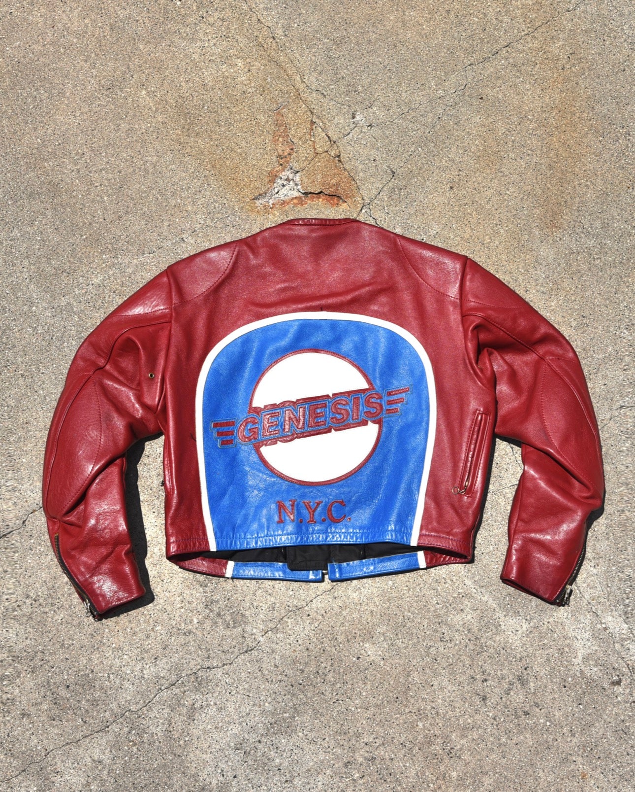 1990s Vanson Leathers Genesis NYC Motorcycle Jacket