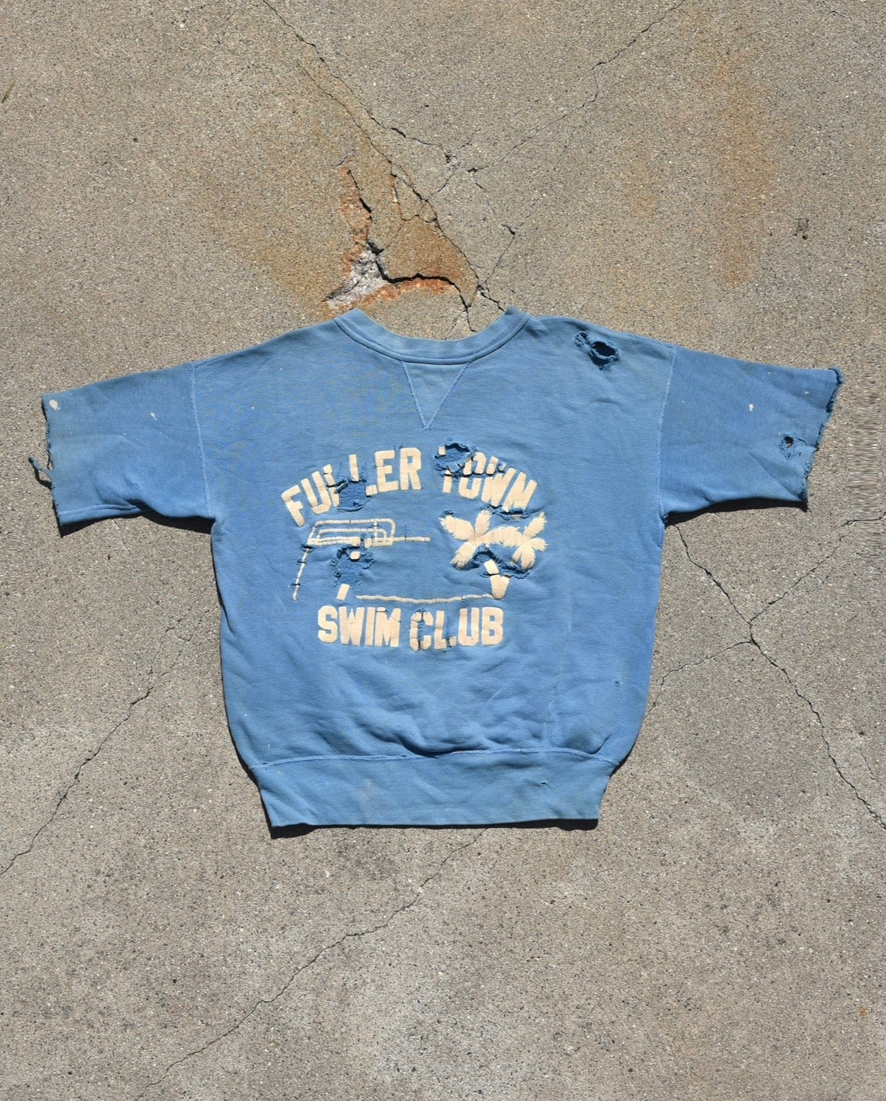 1950s Fuller Town Swim Club Single V Sweatshirt