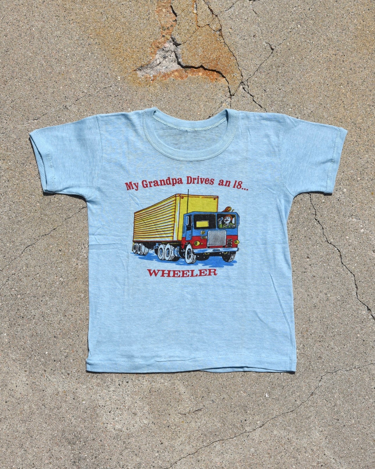 1970s My Grandpa Drives an 18 Wheeler Baby Tshirt