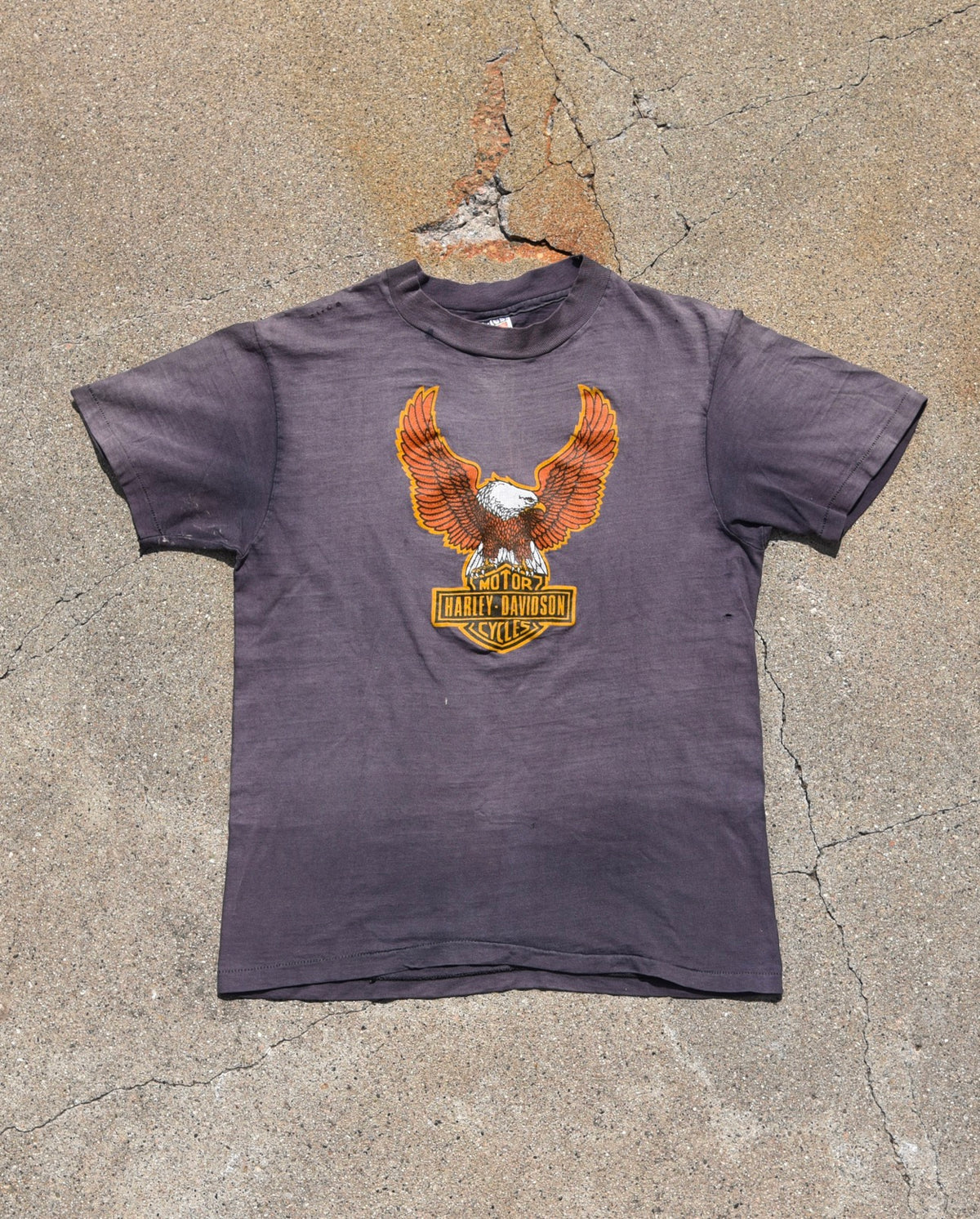 1970s Sun Faded Harley Davidson Tucson Tshirt